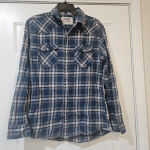 Urban Pipeline Blue and White Checkered Shirt